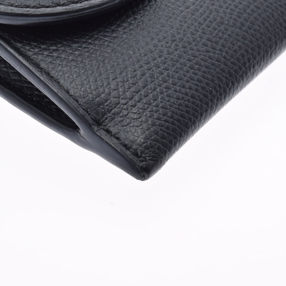 CHRISTIAN DIOR Saddle Long Wallet Black Calfskin Chain - Picture 5 of 12